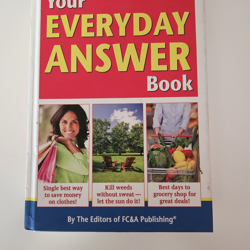 Everyday Answer Book - Red and Yellow